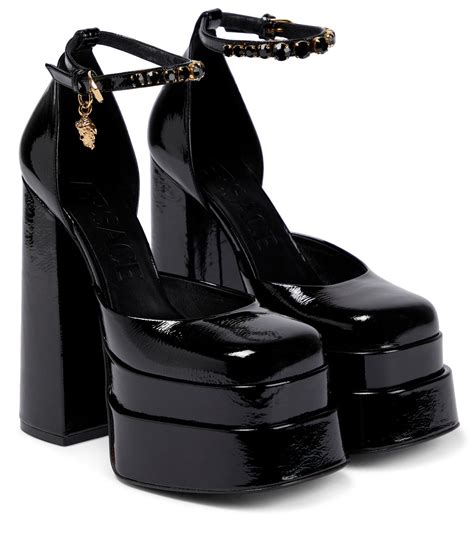 versace scarpe uomo medusa|versace medusa platform heels.